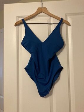Everlane French blue swimsuit